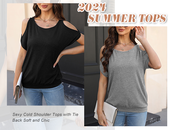 cold shoulder tops