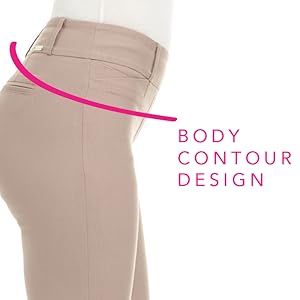 body contour comfort pull on waistband