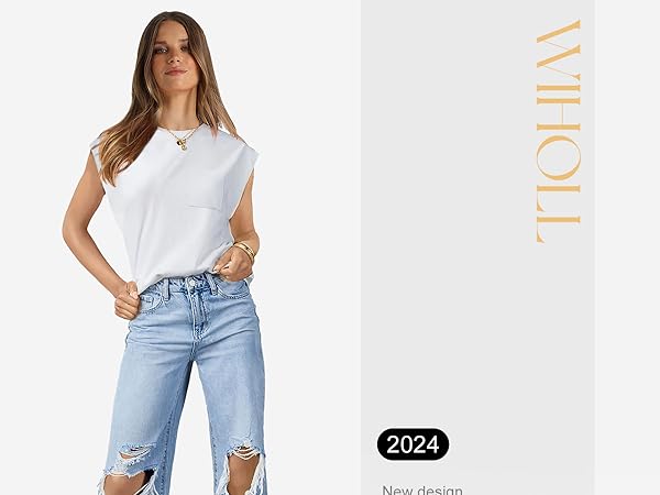 summer tops for women 2024