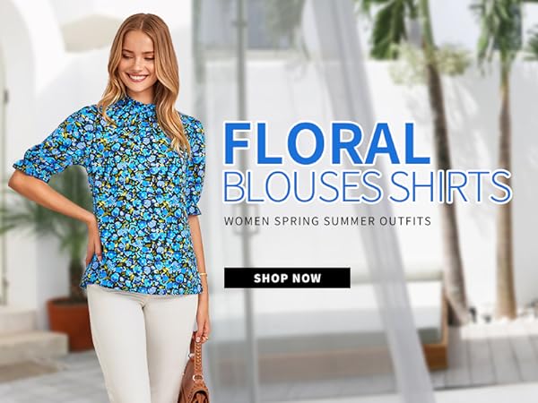 women summer boho blouse women floral blouse womens lightweight pullover womens summer top