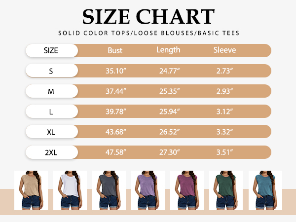 Solid Color Tees Plus Size Top