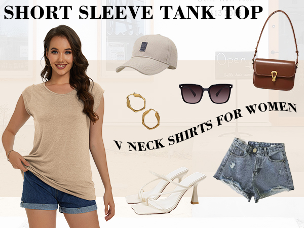 Basic Tee Solid Color Tank Tops