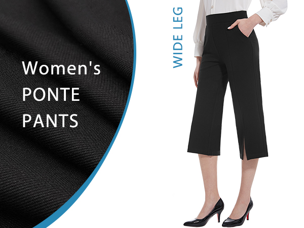 womens wide leg capris