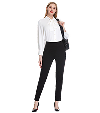 Skinny Dress Pants High Waist Slacks for Office