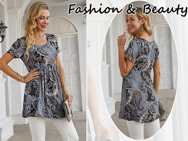 tunic tops for women loose fit