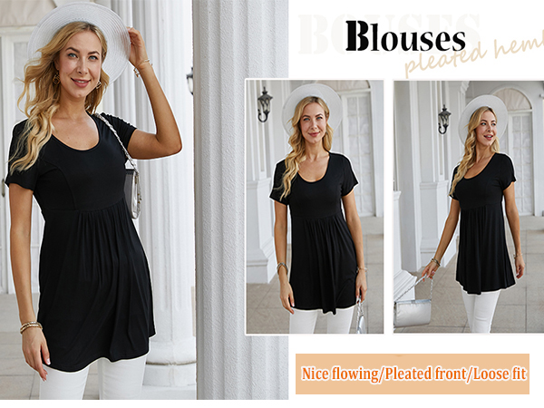 womens tunic tops to wear with leggings