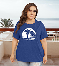 plus size beach tshirts