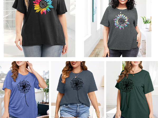 plus size women shirts