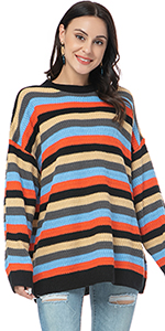 color block sweater 