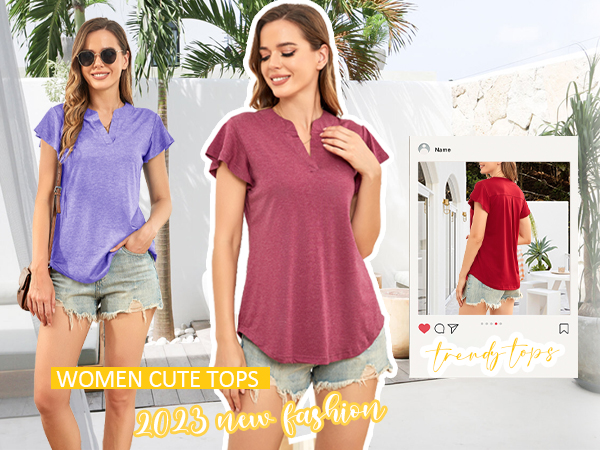 Womens Summer Tops