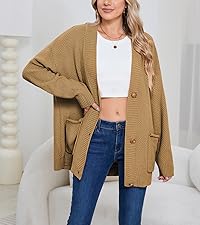 B0D4WX344K Oversized Cardigan Sweaters