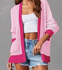 B0CJ9CS8T9 Oversized Cardigan Sweater