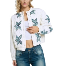 FLoral Bomber Jacket