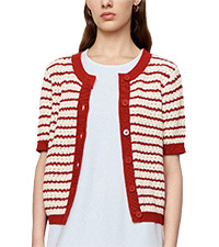 Striped Cardigan 