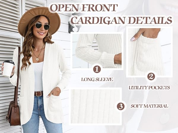 Long Sleeve Cardigan Sweater