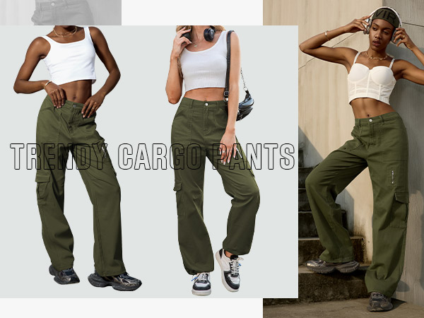 green cargo pants