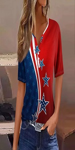 4th of July Shirts Women