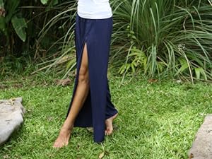 slit leg pants