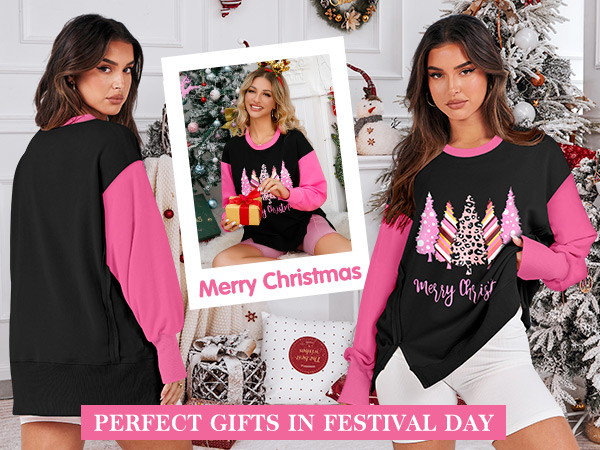 christmas sweatshirts for women