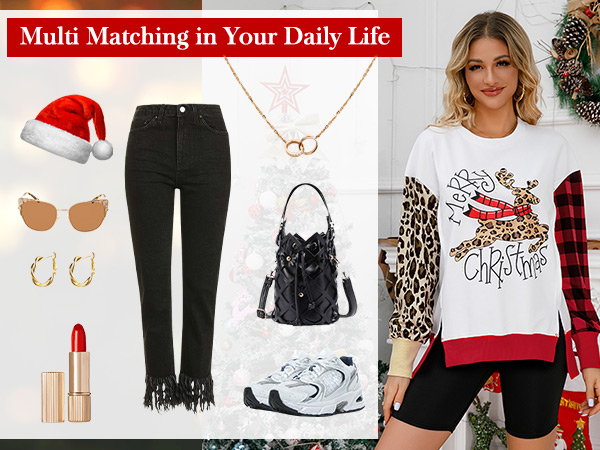 christmas sweatshirts for women