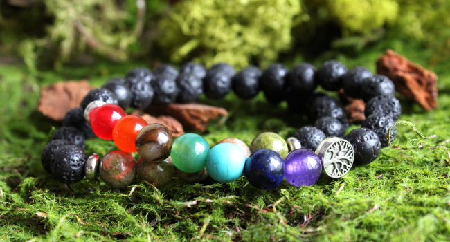 Lava rock bracelet