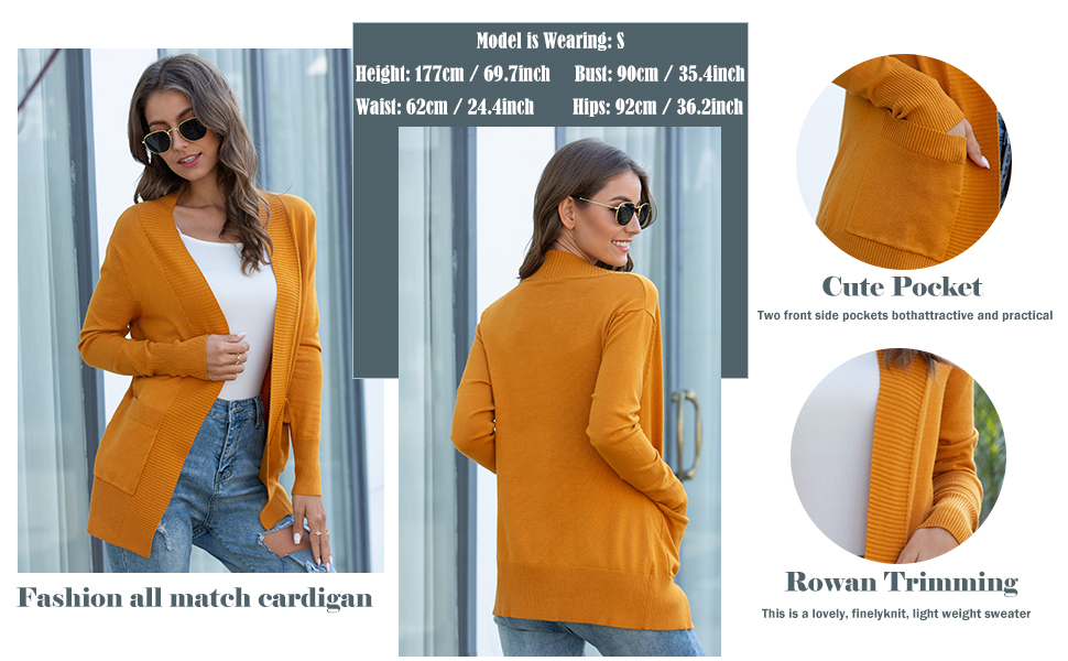 Cardigans for Women with Pockets