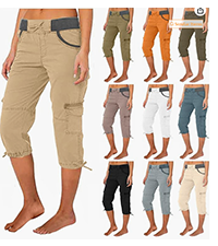 Womens Capris with Pockets 