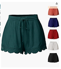 Womens Summer Shorts 