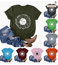 Sunflower Graphic T Shirts 