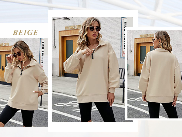 Beige Pullover