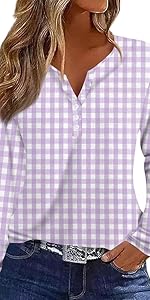 Long Sleeve Button Down Shirts for Women 2024