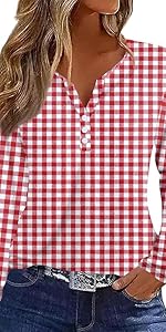 Long Sleeve Button Down Shirts for Women 2024