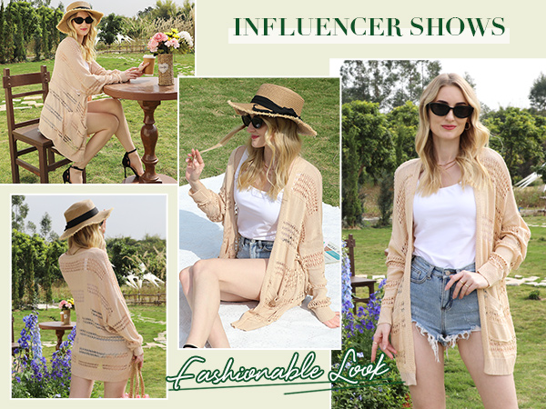 lightweight crochet cardigans for women