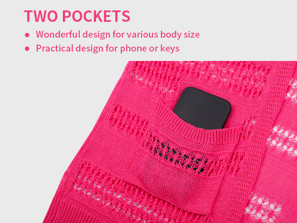 Two pockets design make it a stylish choice