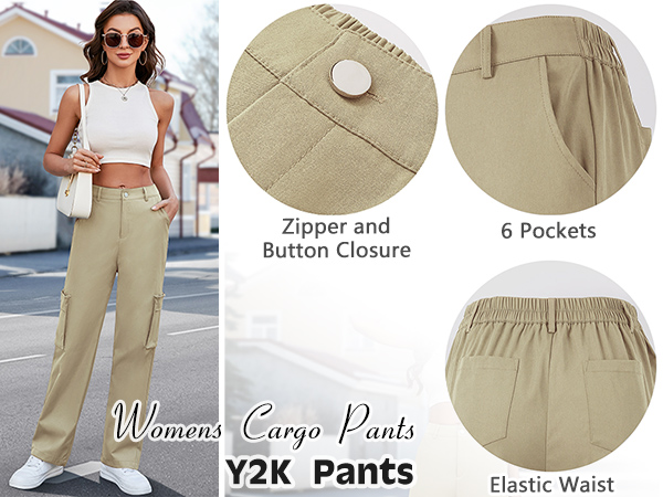 women y2k cargo pant