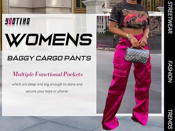 WOMENS  Baggy Cargo Pants