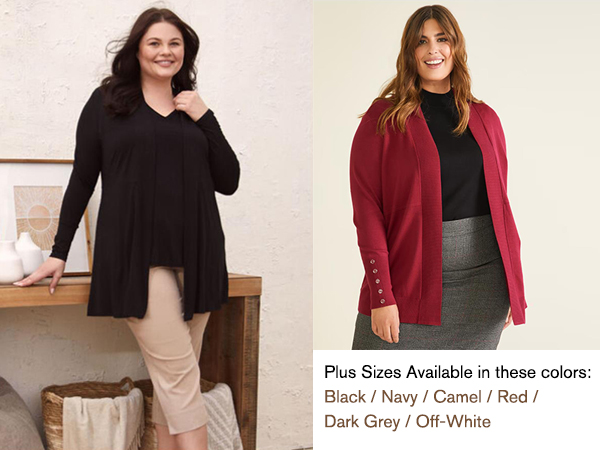 plus size cardigan for women