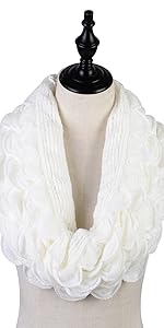 white scarf women