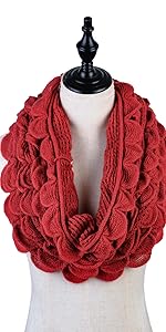 red women scarf