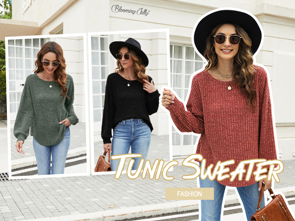 tunic sweaters for women