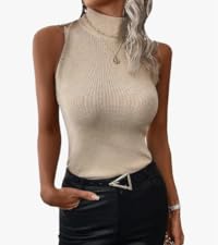 Mock Turtle Neck Tops