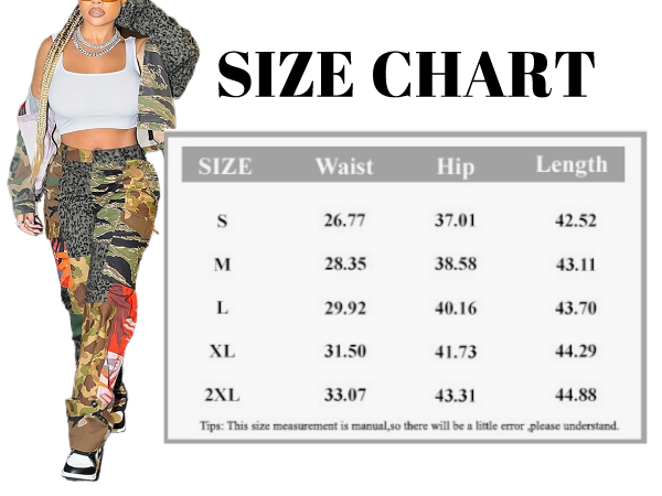 s 2xl camo cargo pants