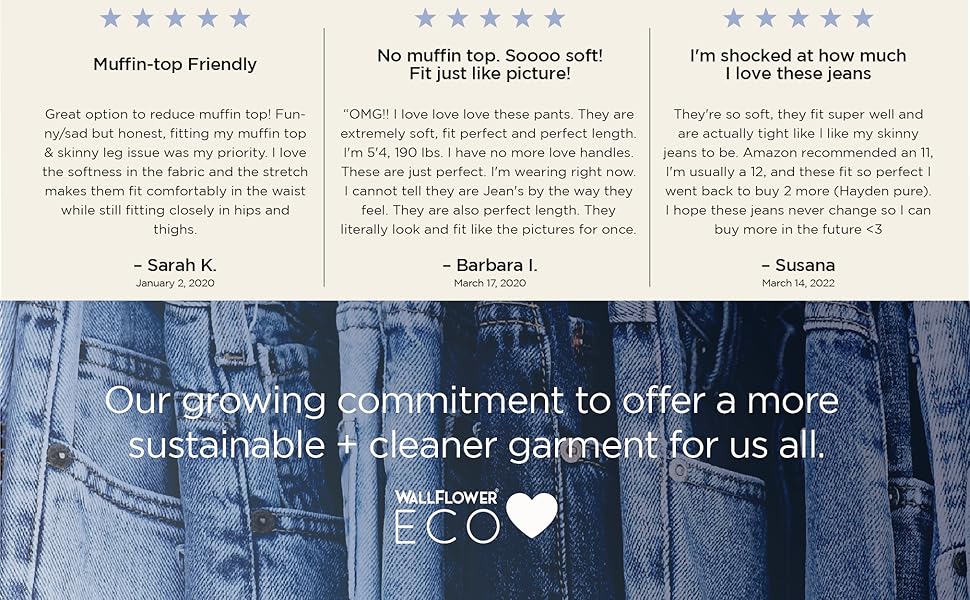 WallFlower Jeans reviews ECO Love