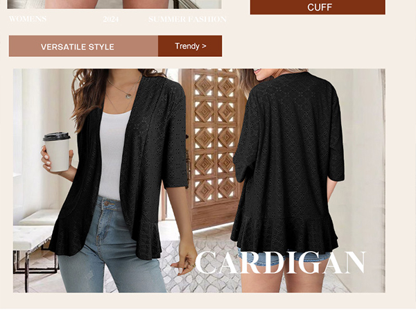 lightweight summer cardigan