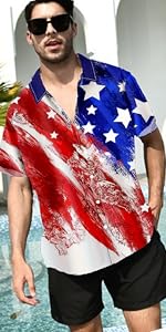 American Flag Shirts for Men