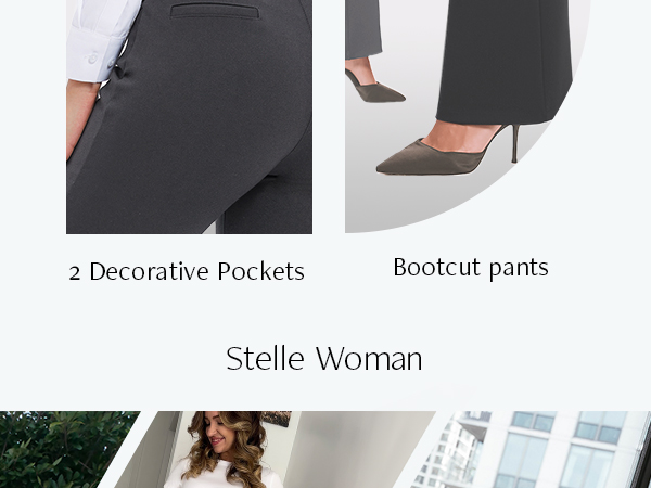 Business Casual Wide Leg Pants