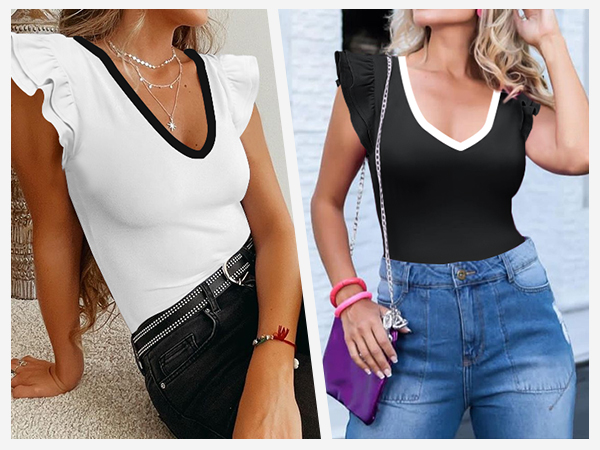 slim fit blouse tops