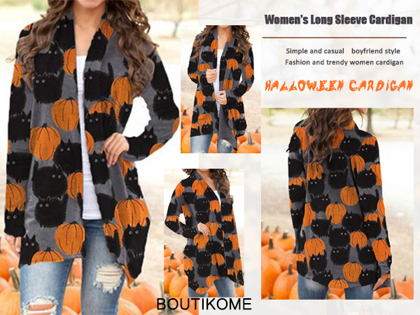 Women''s Halloween Cardigan