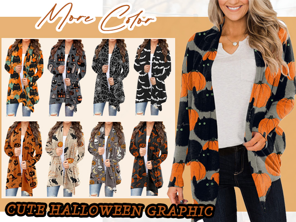 Women''s Halloween Cardigan