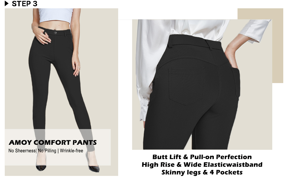 Women''s Pull on Jeggings Skinny Pants